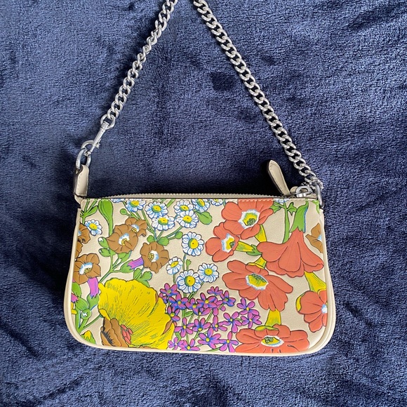 NWT COACH NOLITA 19 FLORAL PRINT LEATHER CR365 BAG HANDBAG PURSE WRISTLET WALLET - Picture 2 of 5